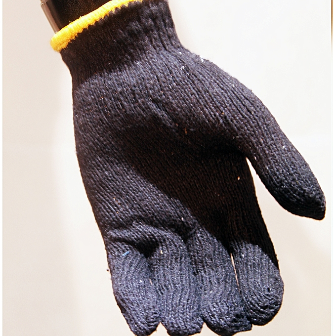 black cotton glove 